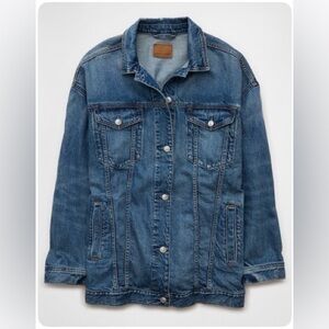 AE Oversized Boyfriend Denim Jacket
